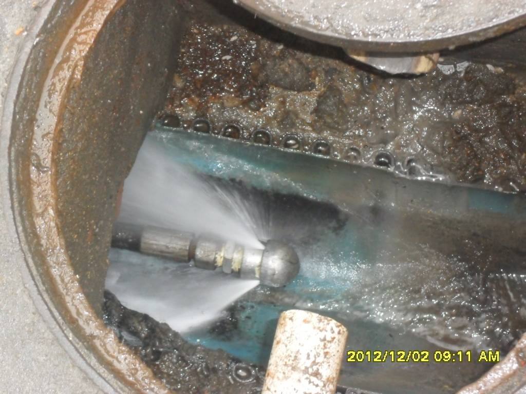 莱山污水管道高压清洗