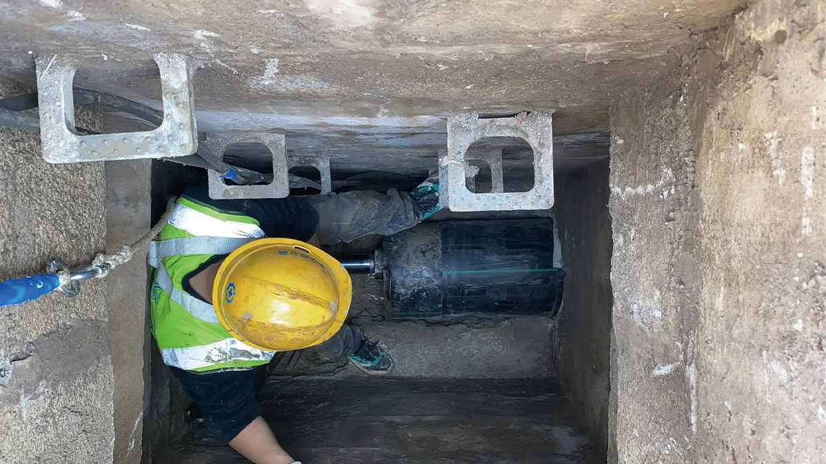 莱山HDPE短管内衬法